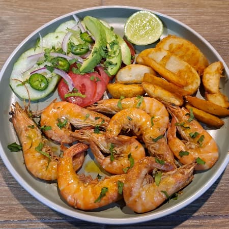 Camarones al Ajillo