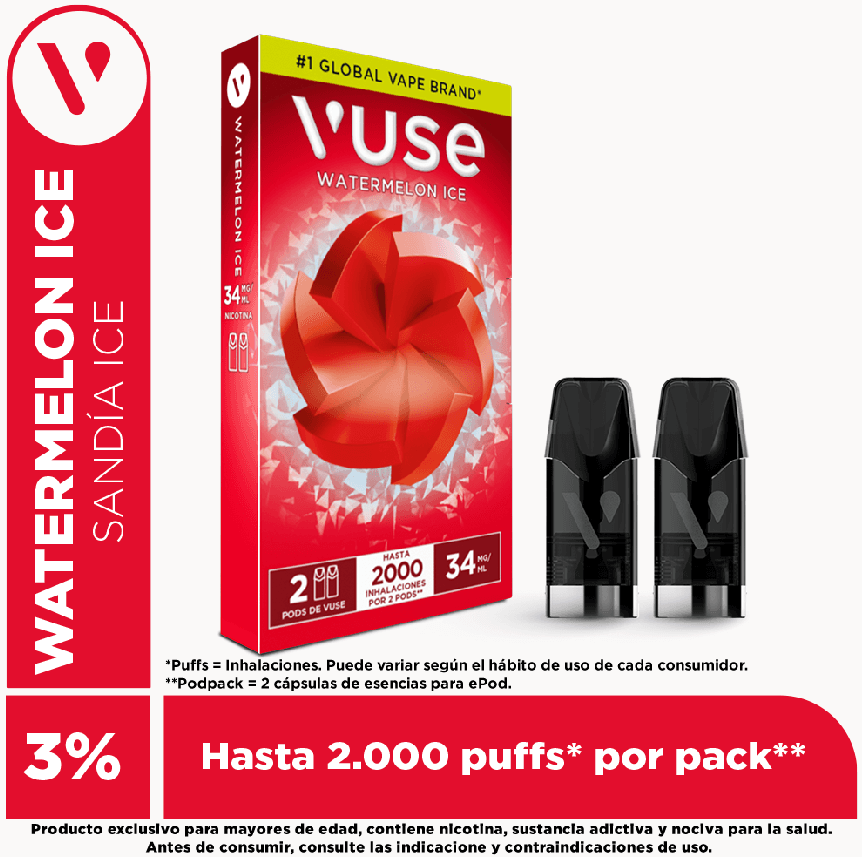Vuse Pod2 Watermelon Ice 34 Mg/ml