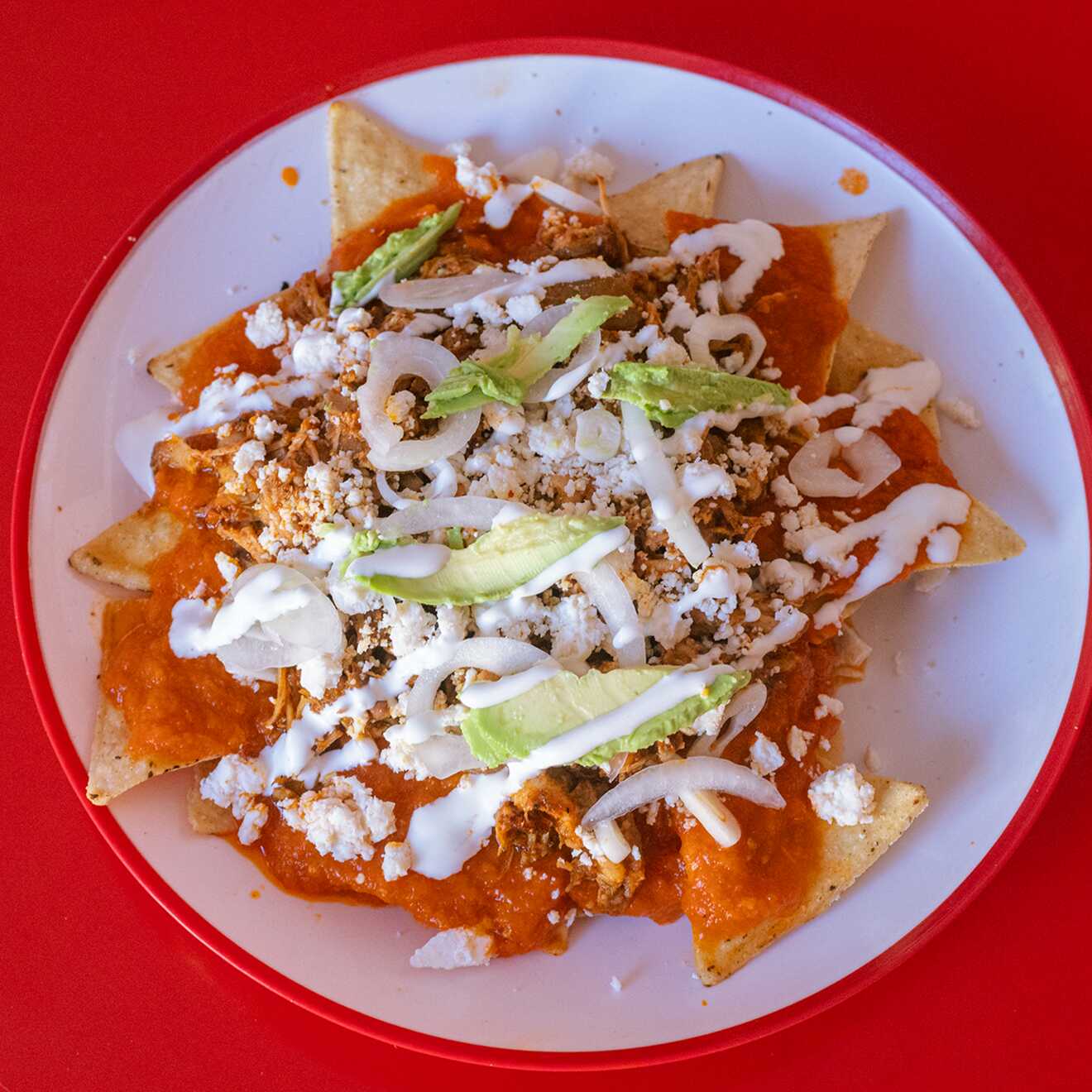 Chilaquiles + Agua fresca