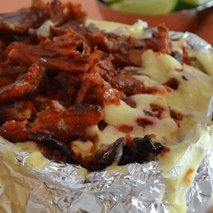 Papa de Bistec de Res y Queso