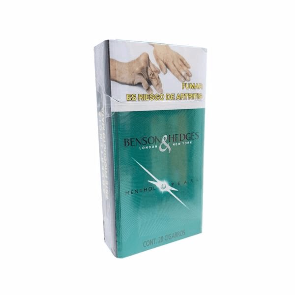 Cigarros Benson & Hedges mentolados 20pz