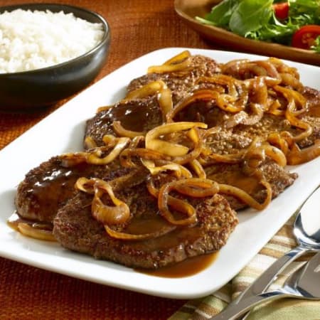 Orden de Bistec Encebollado