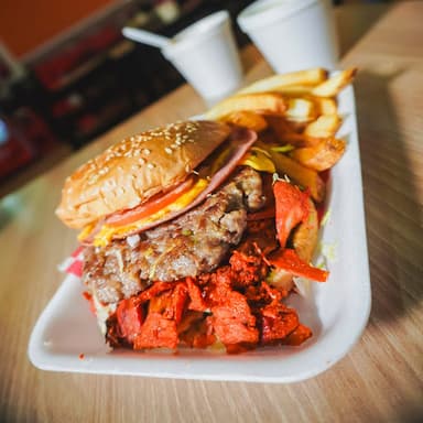 Hamburguesa Con Trompo