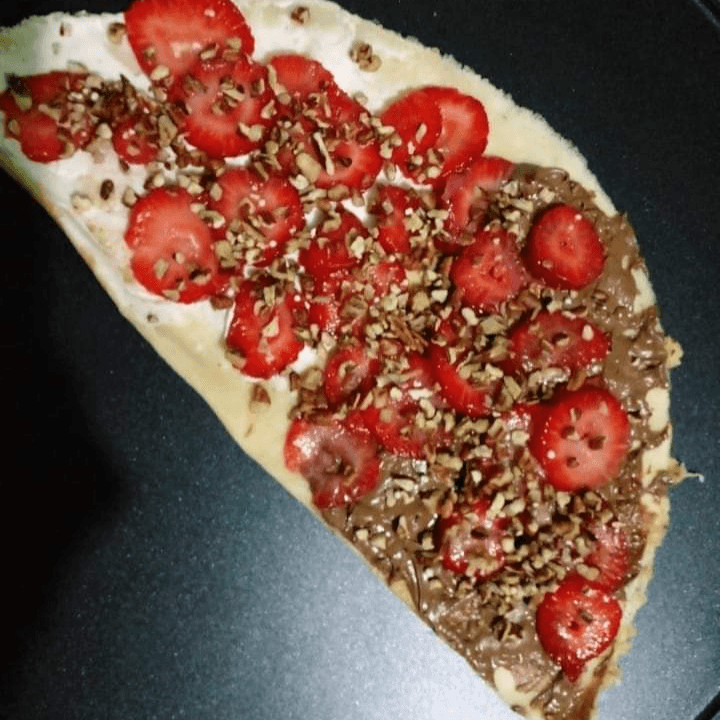 Crepa Clásica Nutella-Fresa