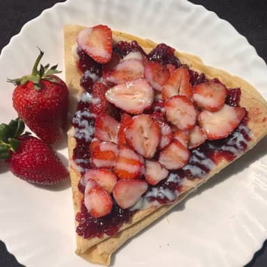 Crepa de PHILLADELPHIA, Mermelada y Fresa