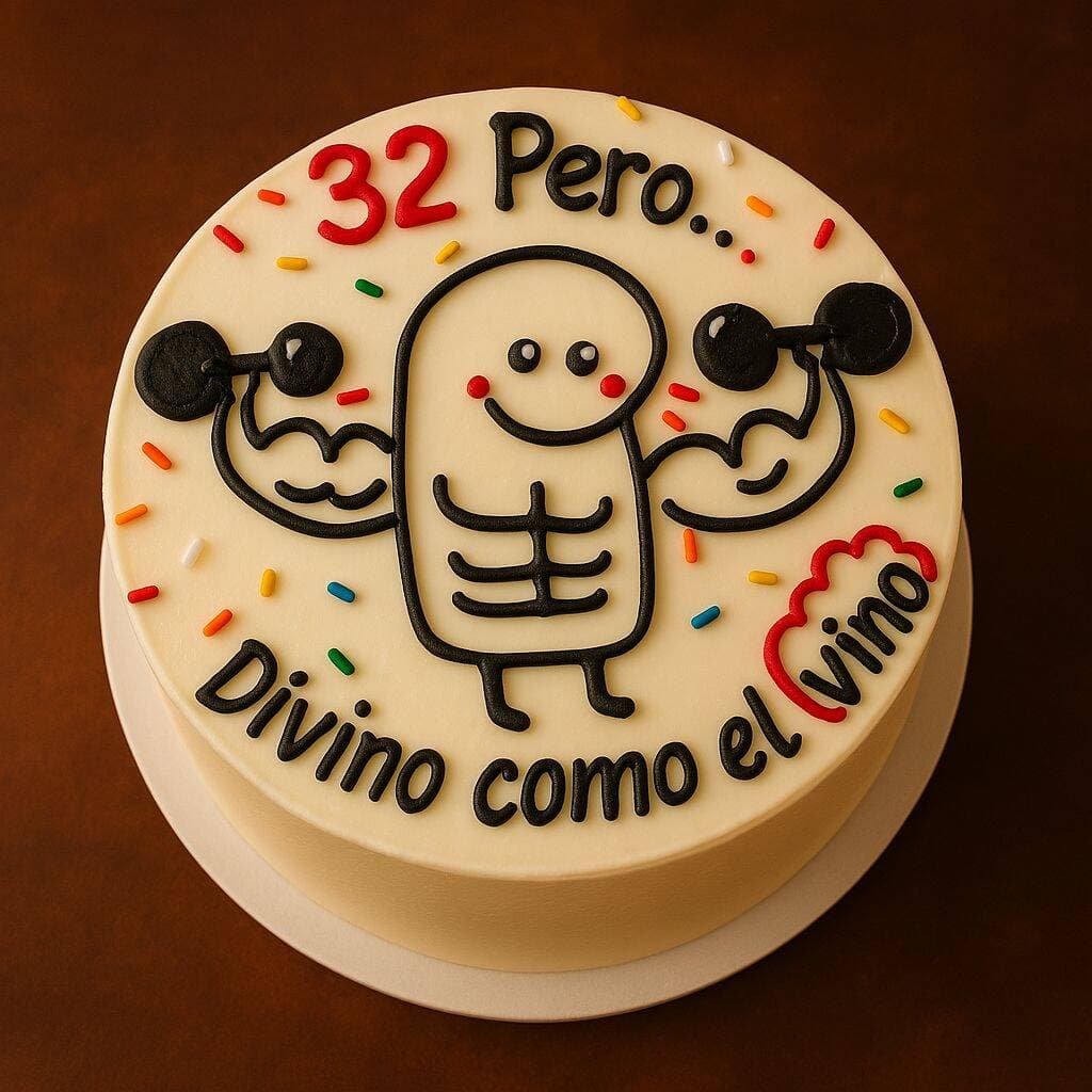 Mini Cake Musculoso