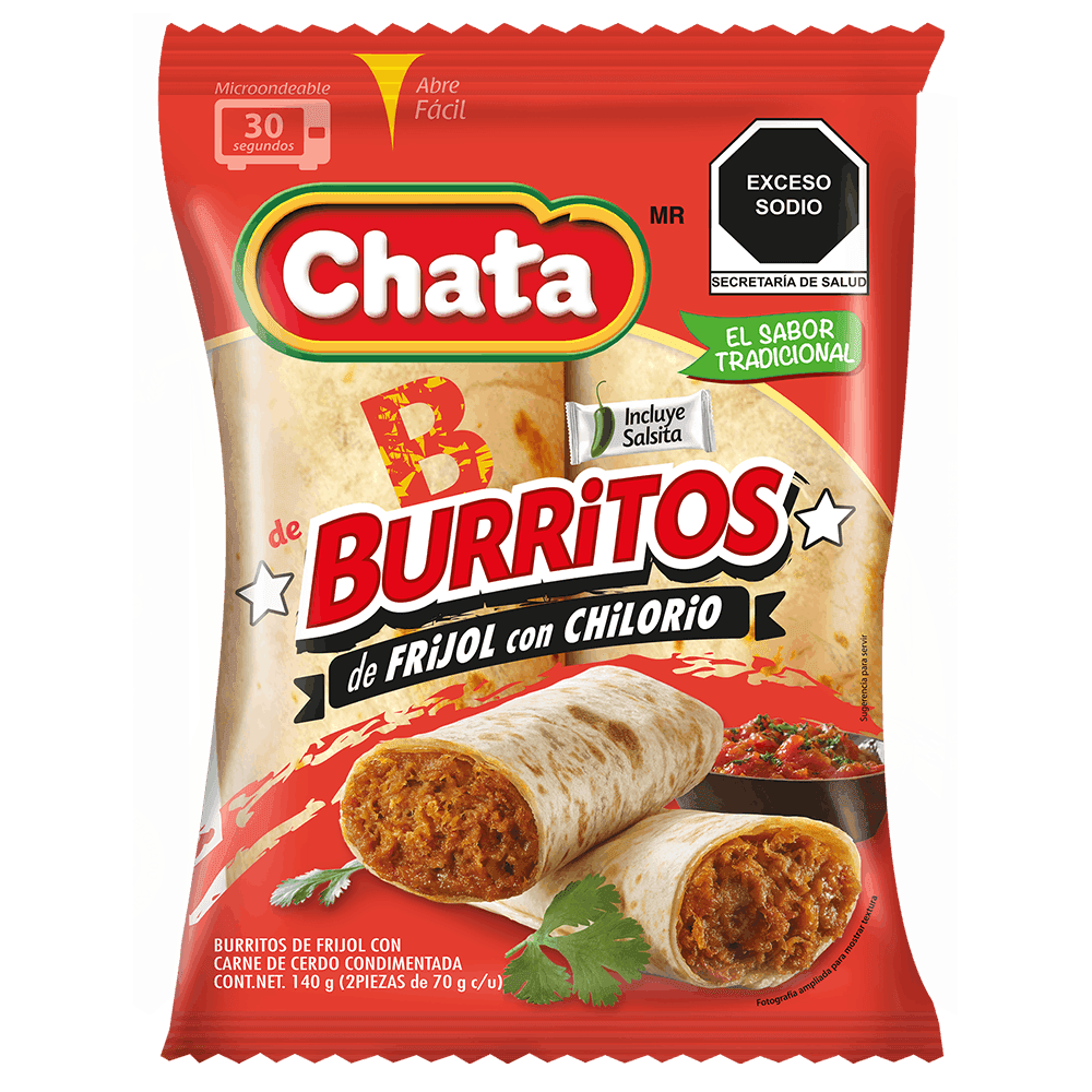 Burrito Chata Duo Chilorio 140g
