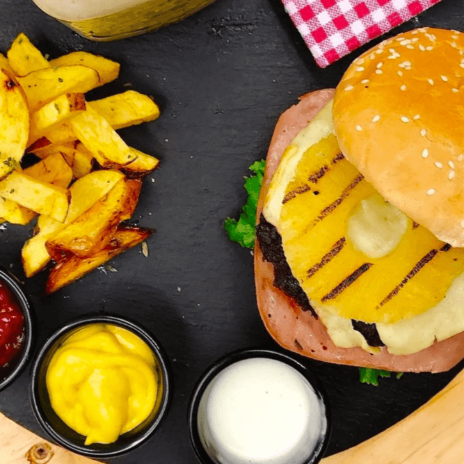 Hamburguesa Hawaiana 140 g