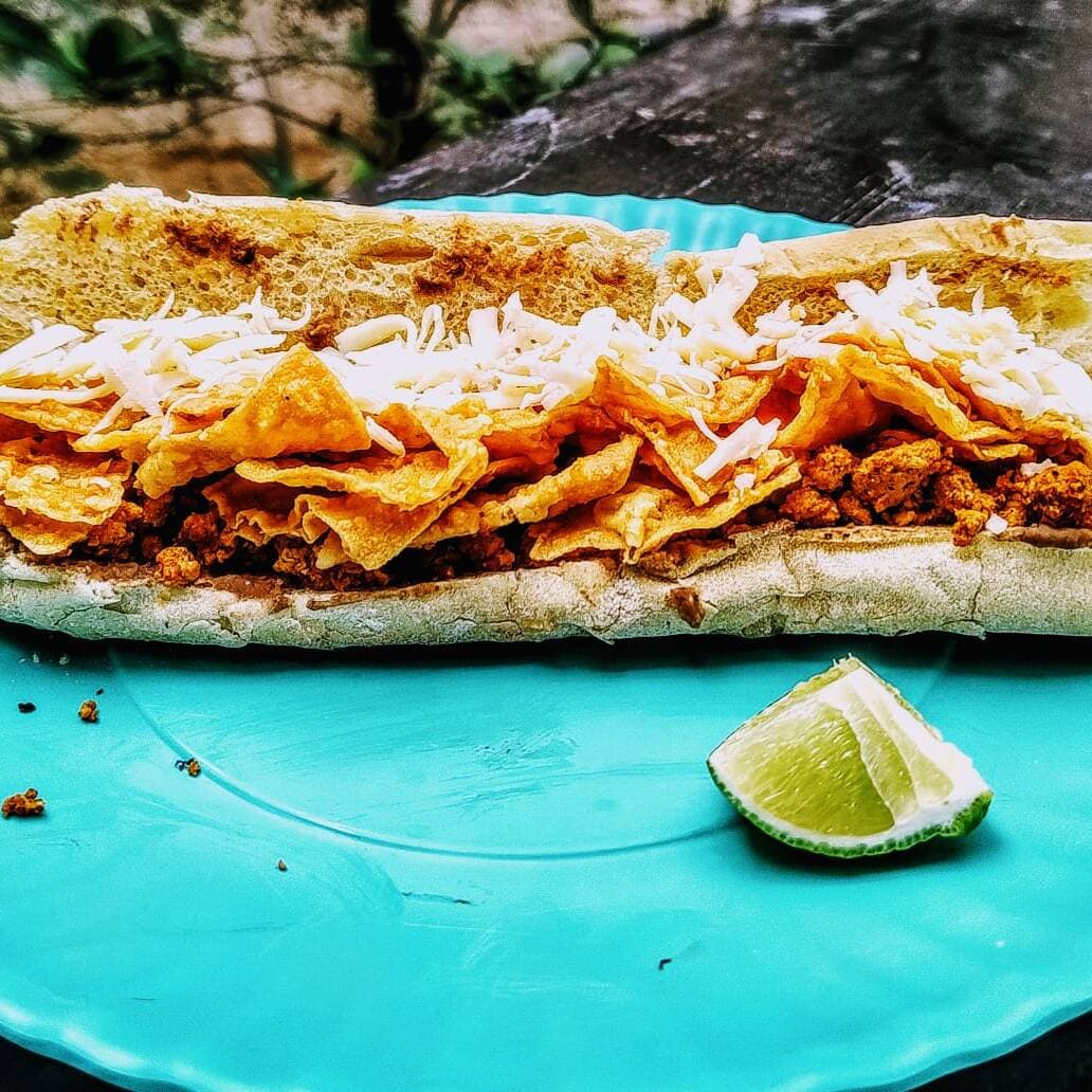 Torta con Chilaquiles