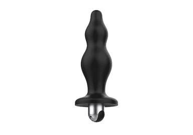 ODIBO ADVENTURE WAVY ANAL PLUG BLACK