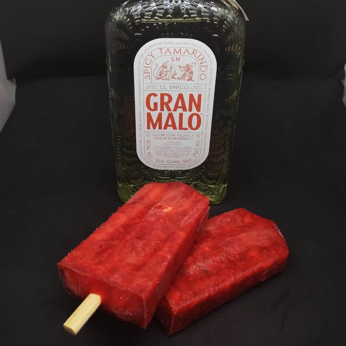 PALETA DE TEQUILA  GRA MALO SABOR TAMARINDO