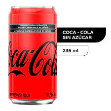 Coca cola sin azucar