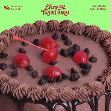 Pastel de Chocolate Suizo Mediano