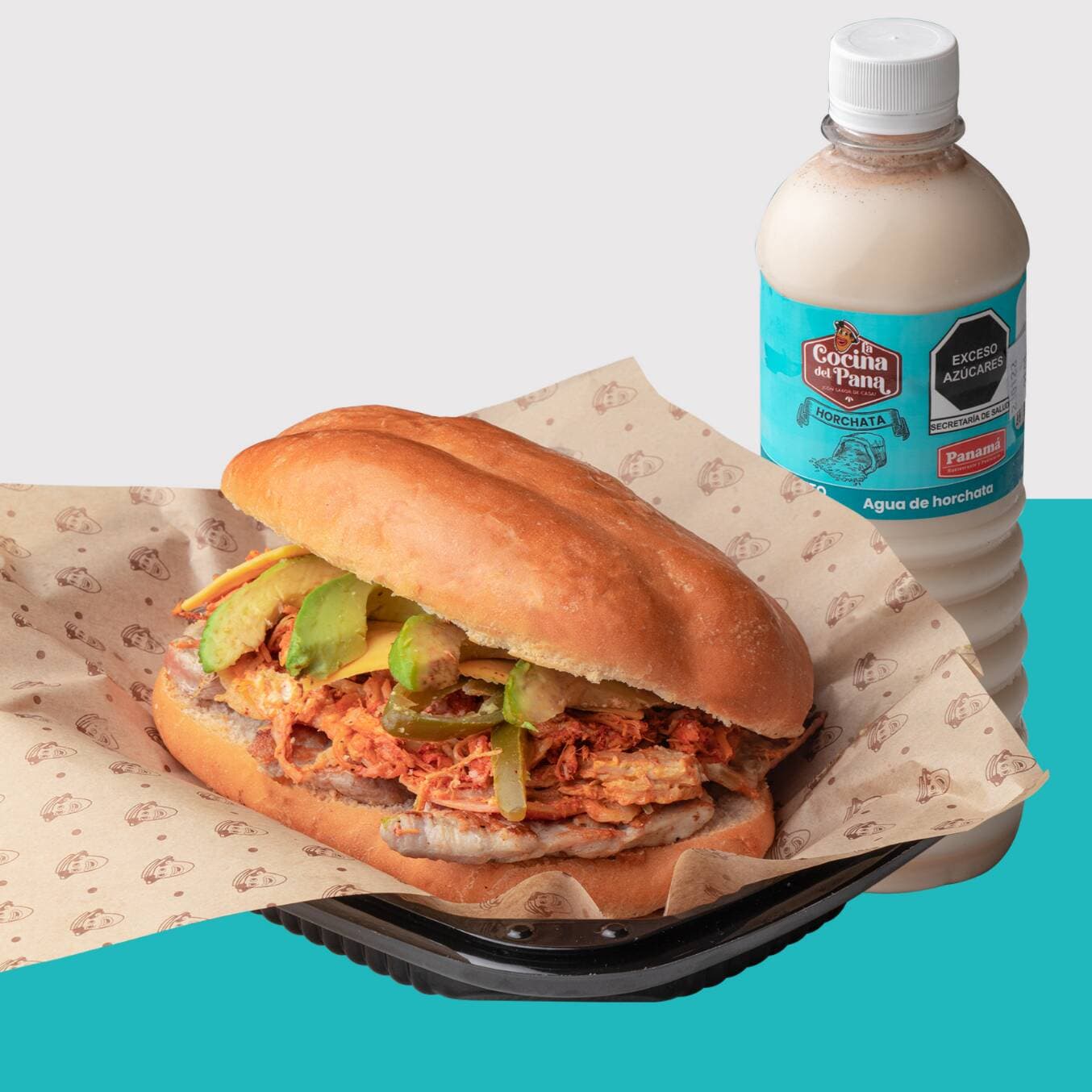 Combo Torta Cubana + Agua fresca