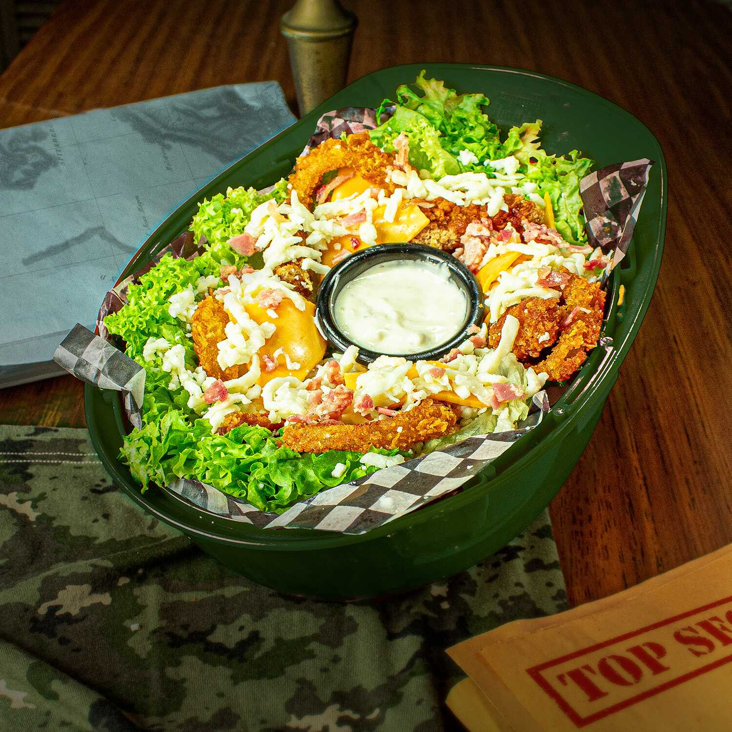 Cheesy salad
