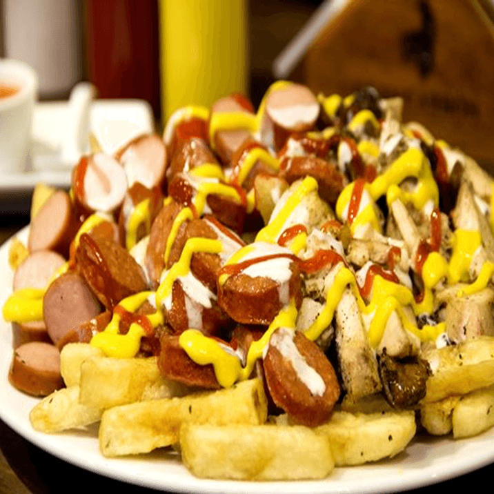 Salchipollo con Papa Amarilla
