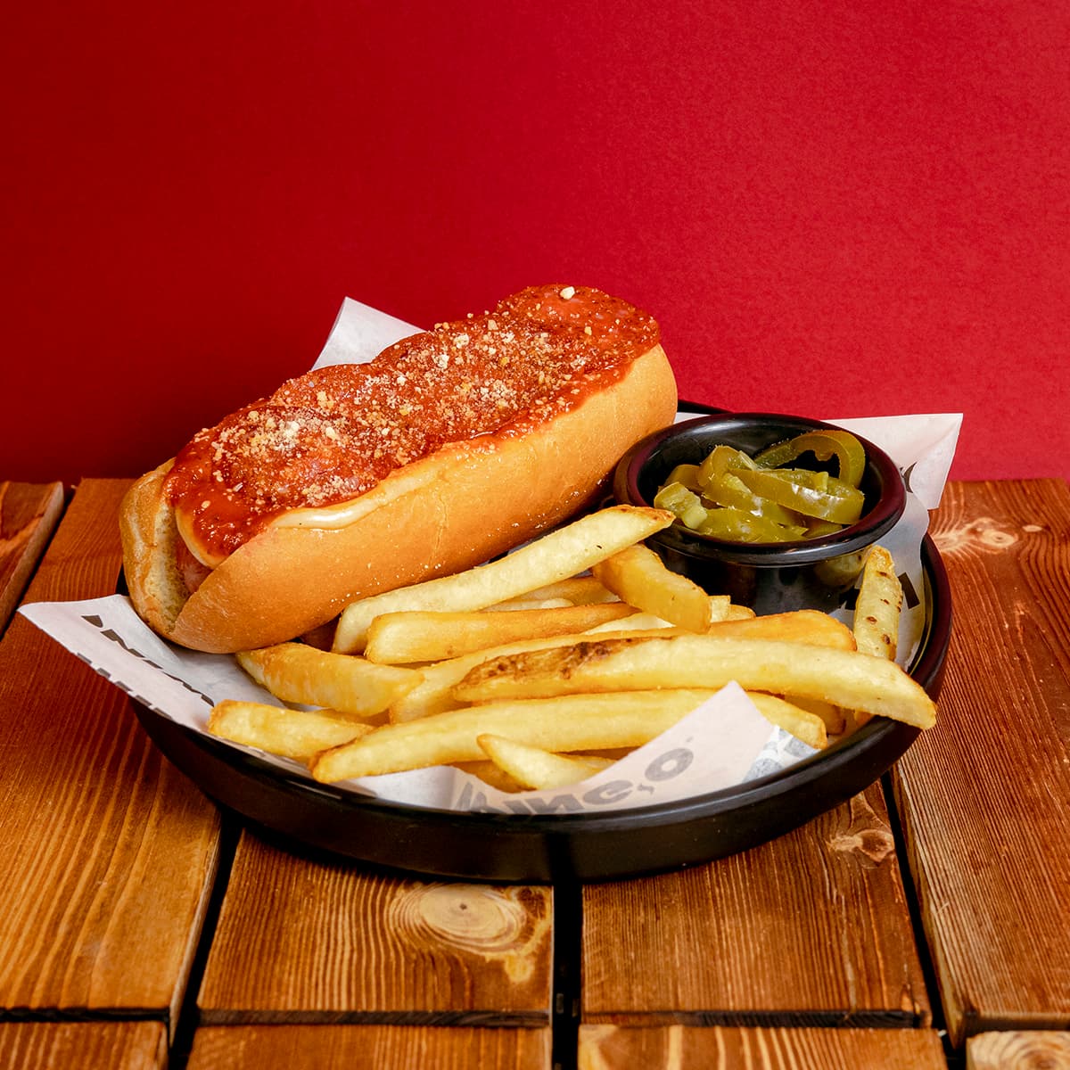 Pizza dog + bebida