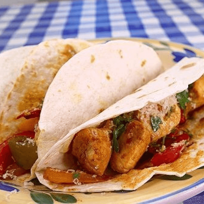 Tacos de carne al chipotle ron x4
