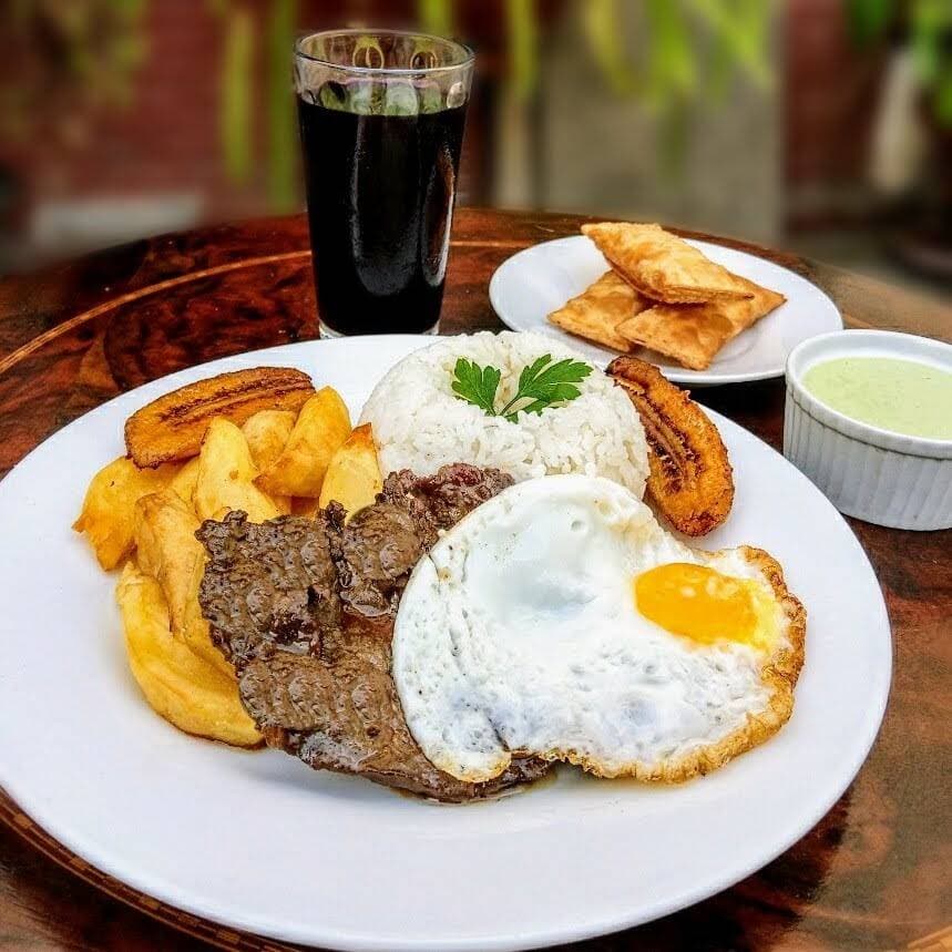 Combo Bistec a lo Pobre