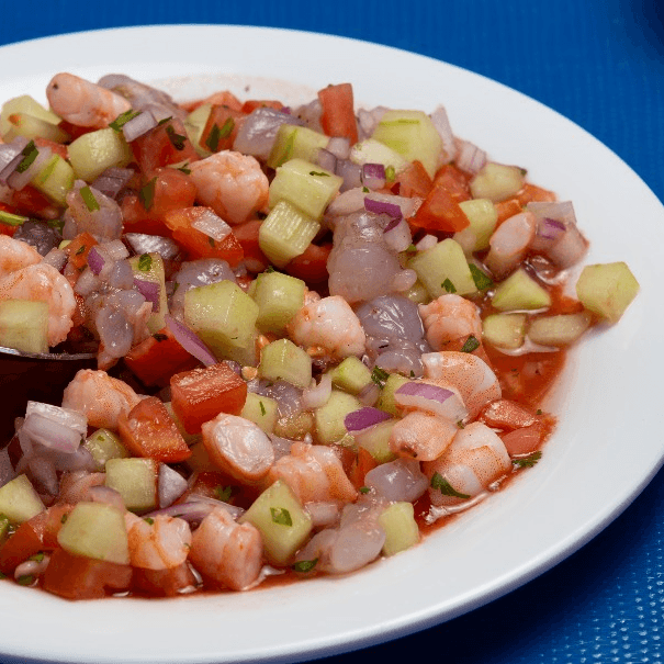 1/2 litro de ceviche mixto