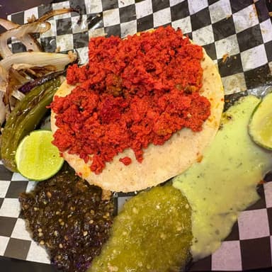 Taco de chorizo
