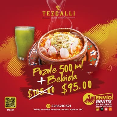Pozole (500 Ml) + Bebida