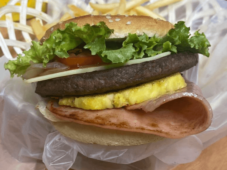 Hamburguesa Hawaiana