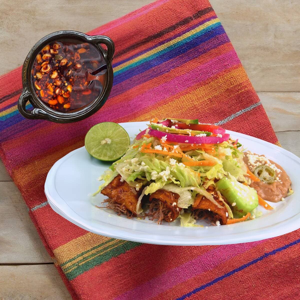 Enchiladas Rojas