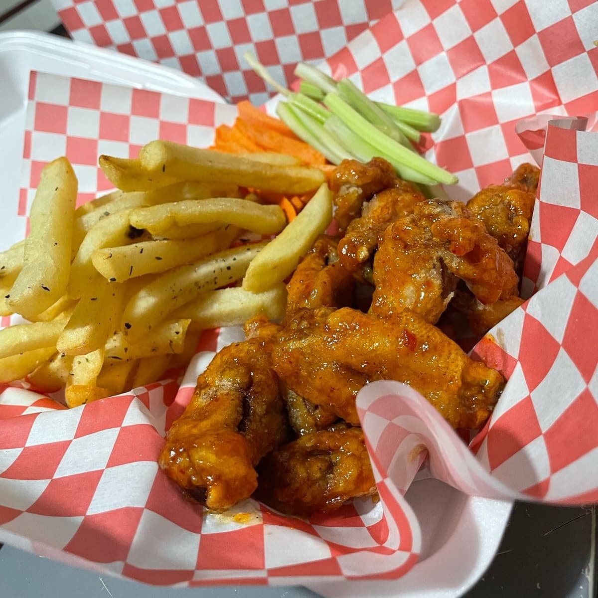 Alitas de Pollo Mango Habanero