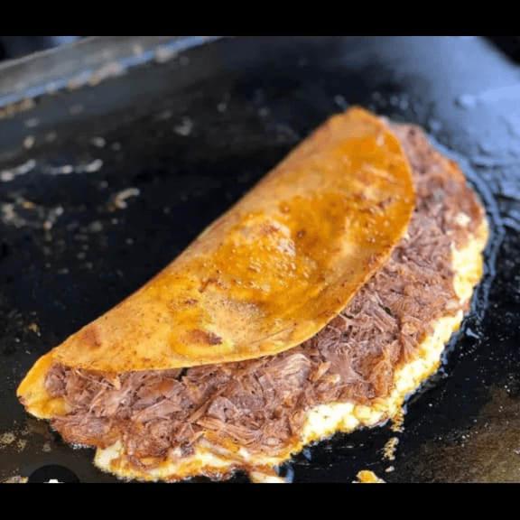 Taco Dorado con Queso
