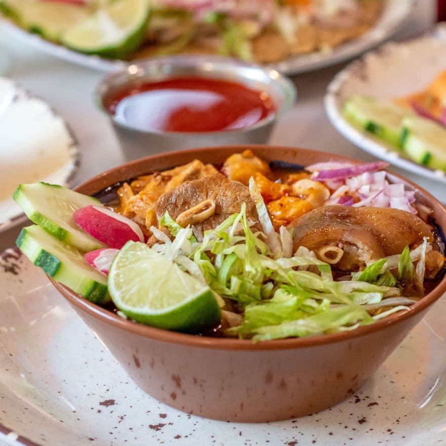 Plato de Pozole Chico