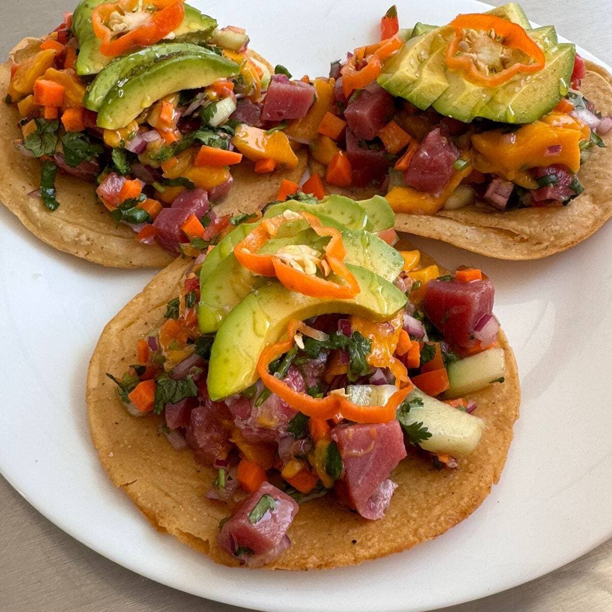 Tostadas Ceviche Atun