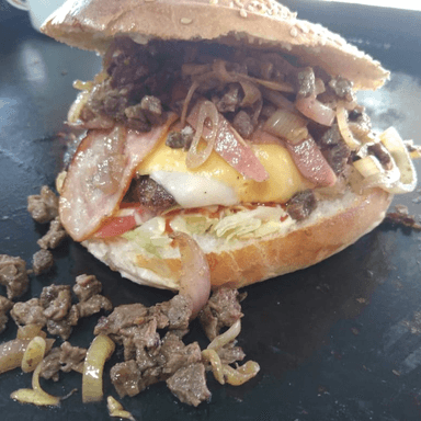 Hamburguesa Súper de Carne Asada