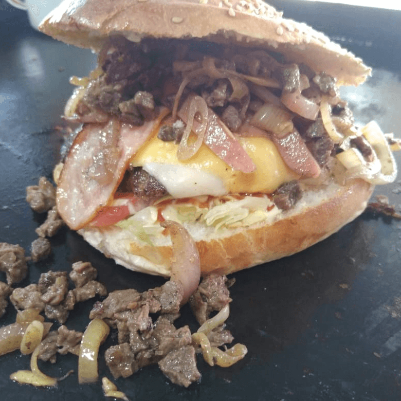 Hamburguesa Súper de Carne Asada