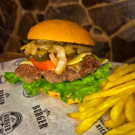 Suiza Burger Sin Papas