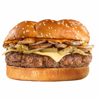 VIBE WITH THE SHROOMS BURGER