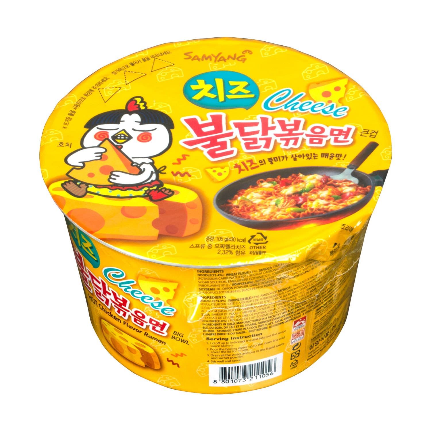 Ramen Coreano Big Bowl Que 105 g - SE-SFP606-11851