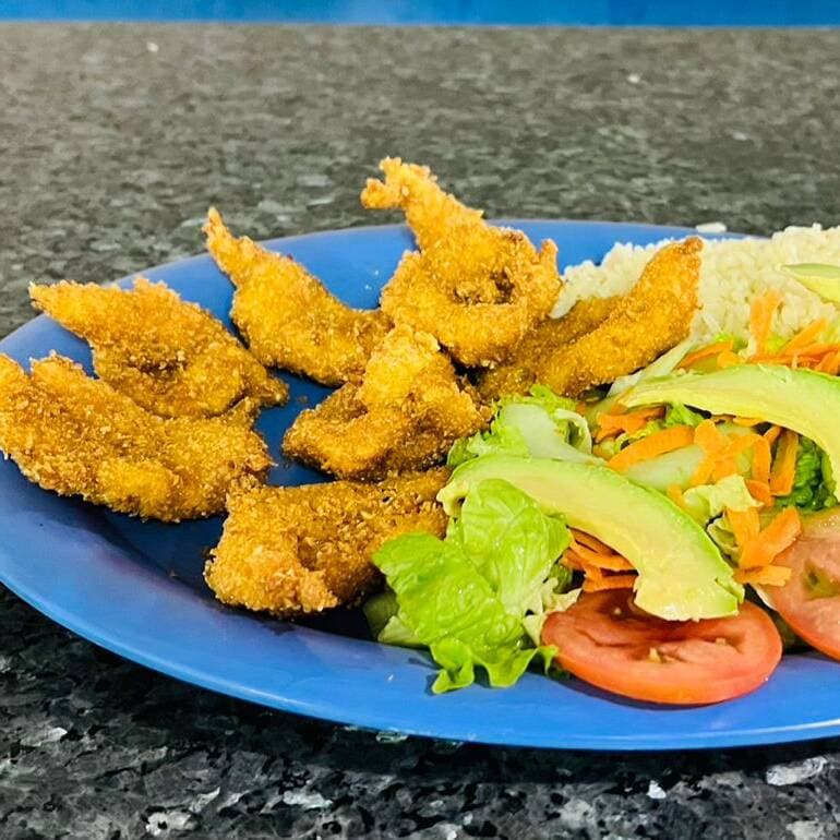 Camarones Empanizados
