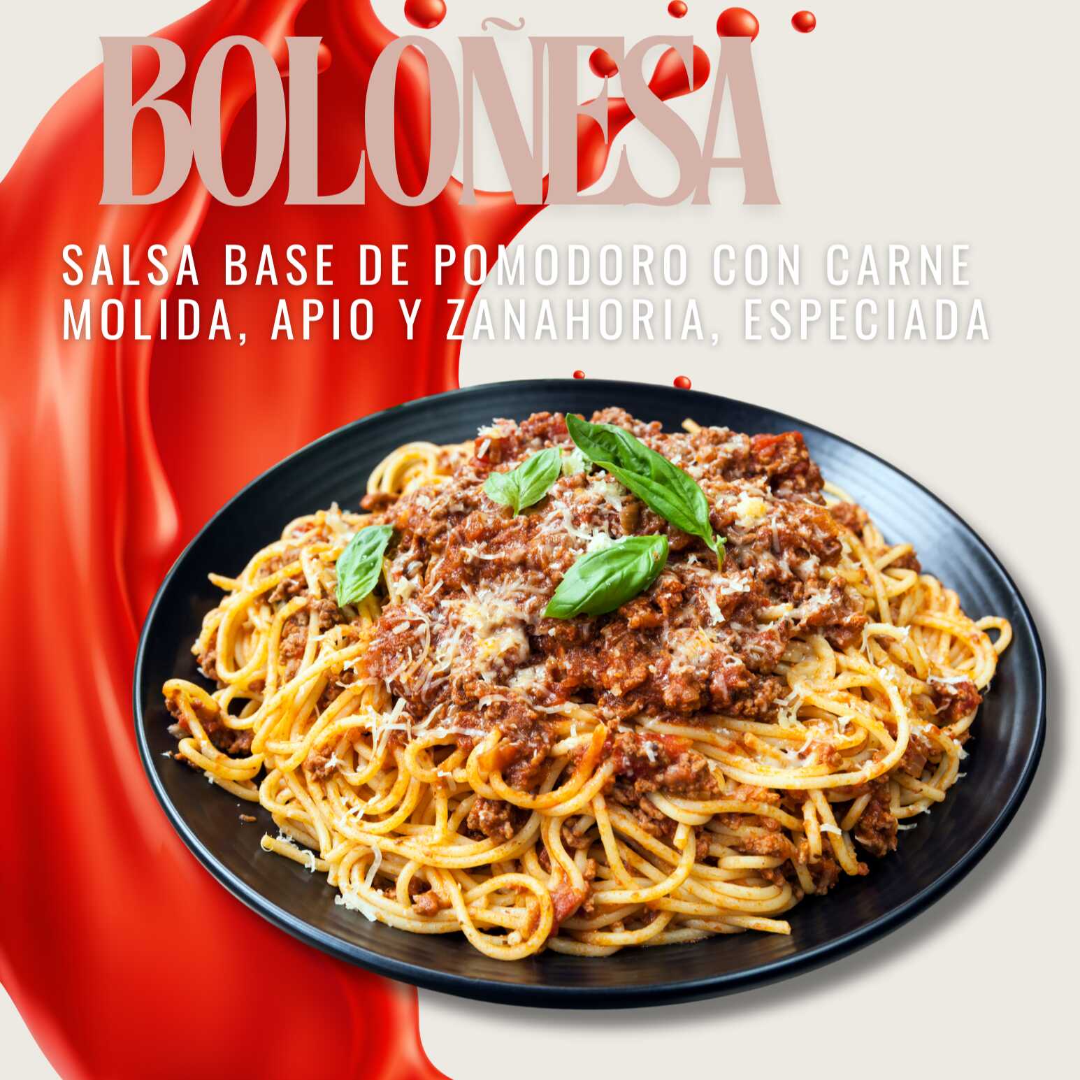 Pasta a la Boloñesa