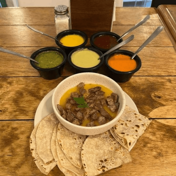 Queso Fundido de Arrachera