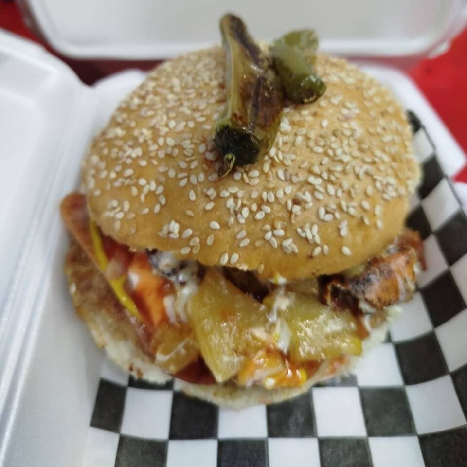 HAMBURGUESA HAWAIANA