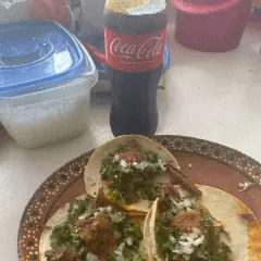 COMBO 5 TACOS Consomé con Carne