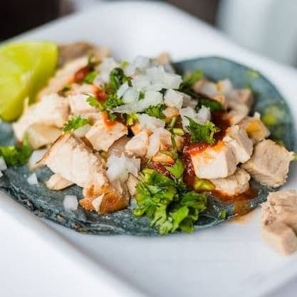 Taco de Carnitas de Puerco
