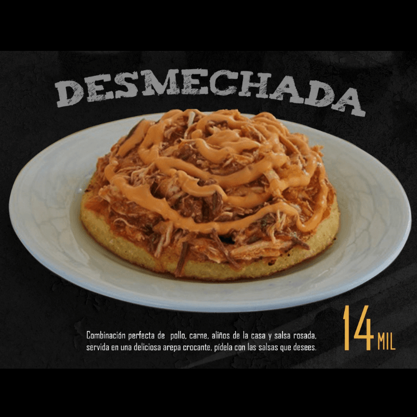 Arepa Desmechada