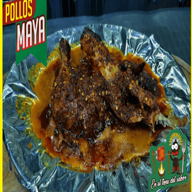 Medio pollo al chiltepín