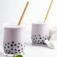Bubble Tea de Yogurt de Taro
