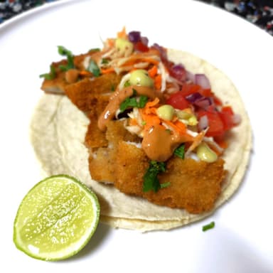 Taco de Pescado Empanizado