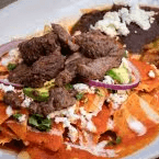 Chilaquiles Con Bisteck
