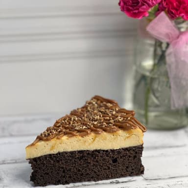Rebanada de Chocoflan