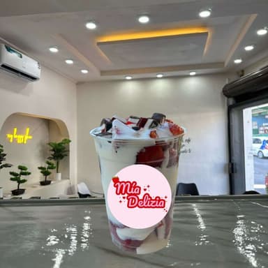 Fresas con crema